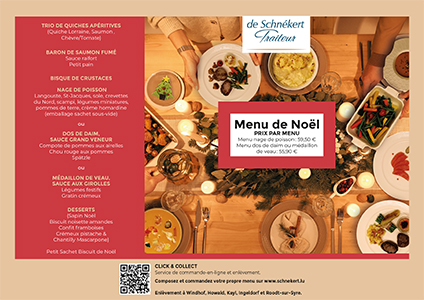 Menu de Schnékert